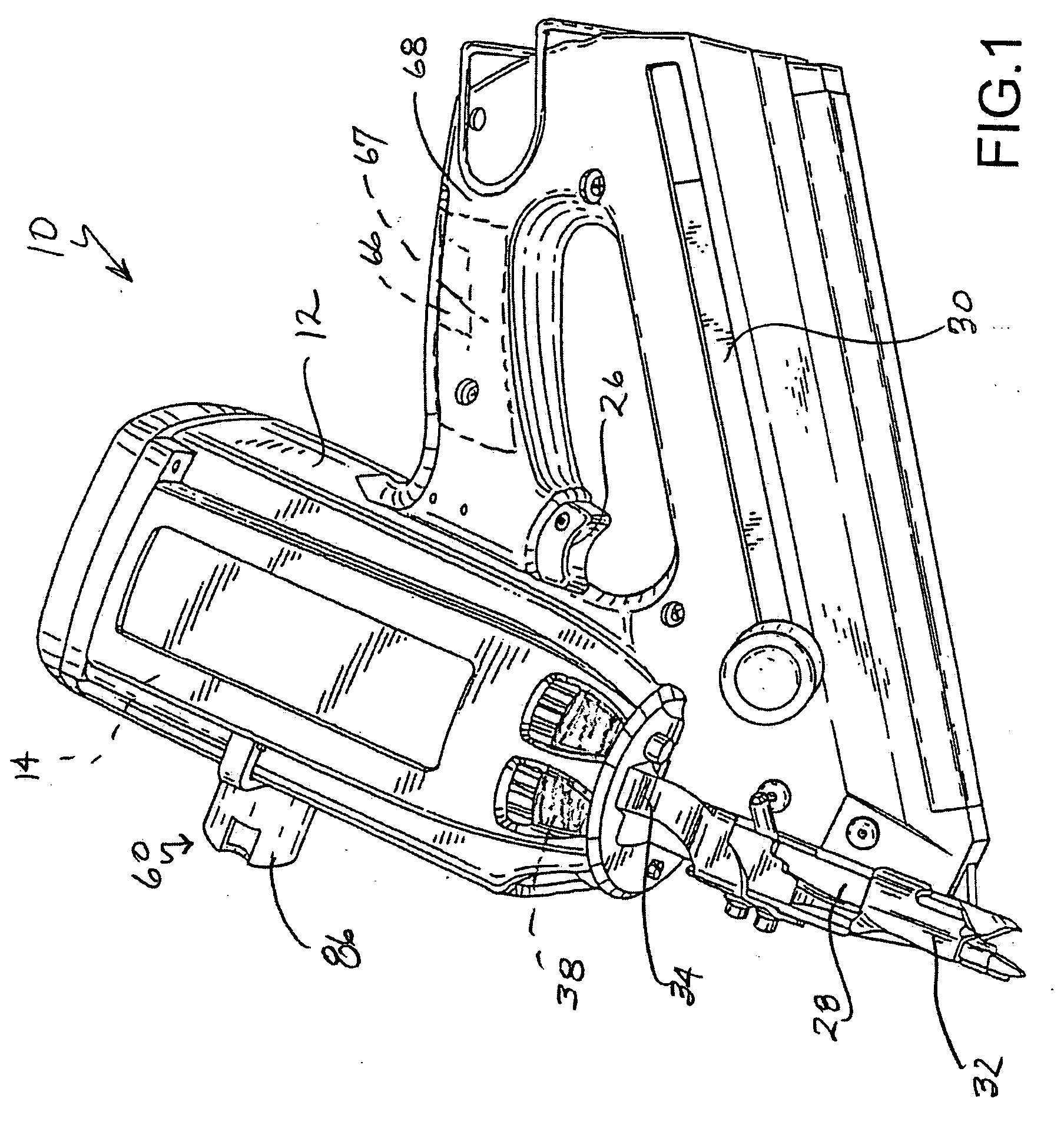 Exhaust system for combustion-powered fastener-driving tool