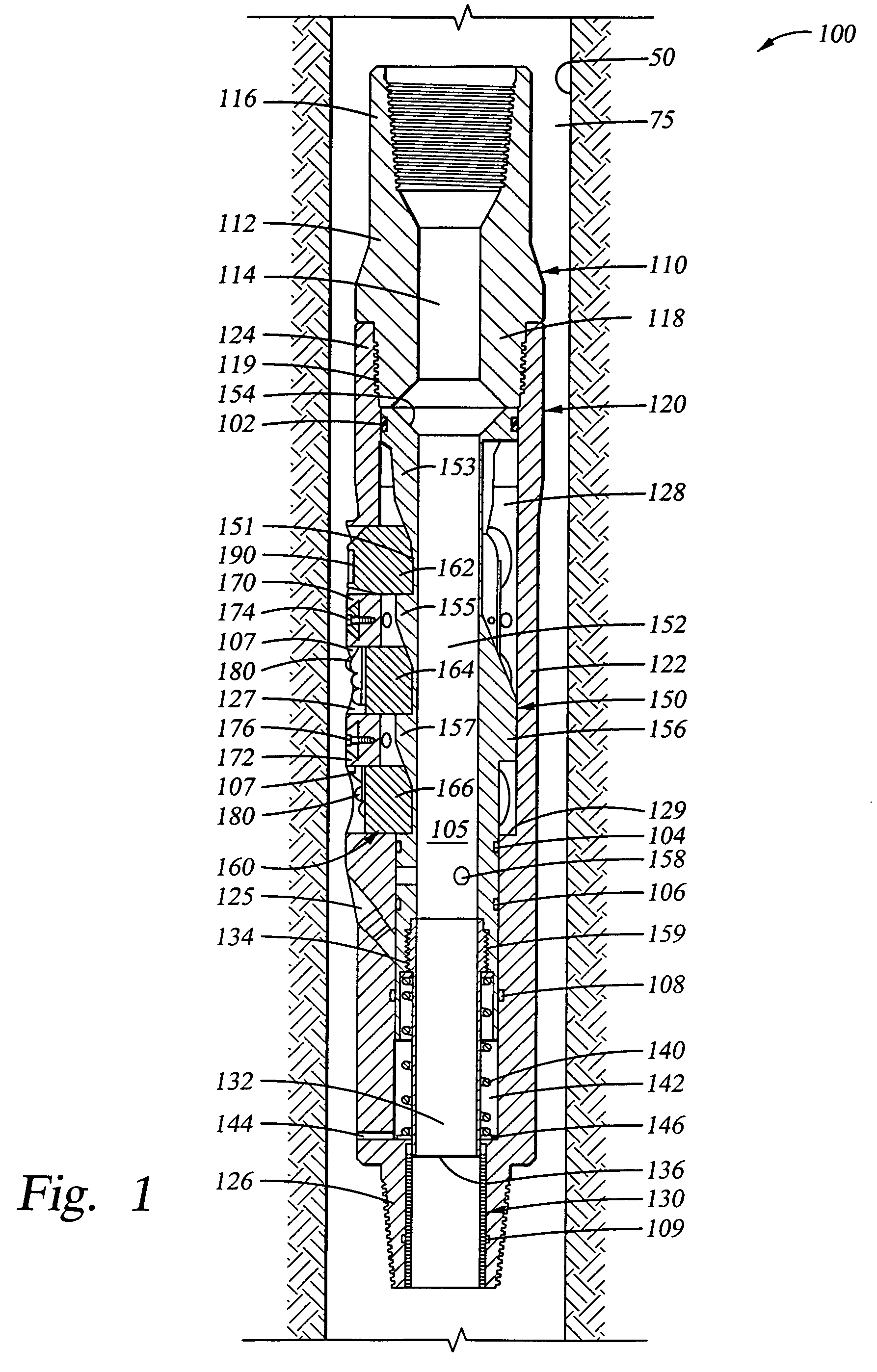 Concentric expandable reamer and method