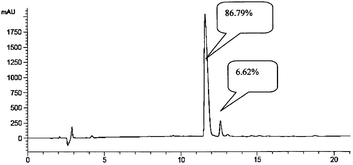 Solid-phase synthesis process of angiotensinamide as well as intermediate and application thereof