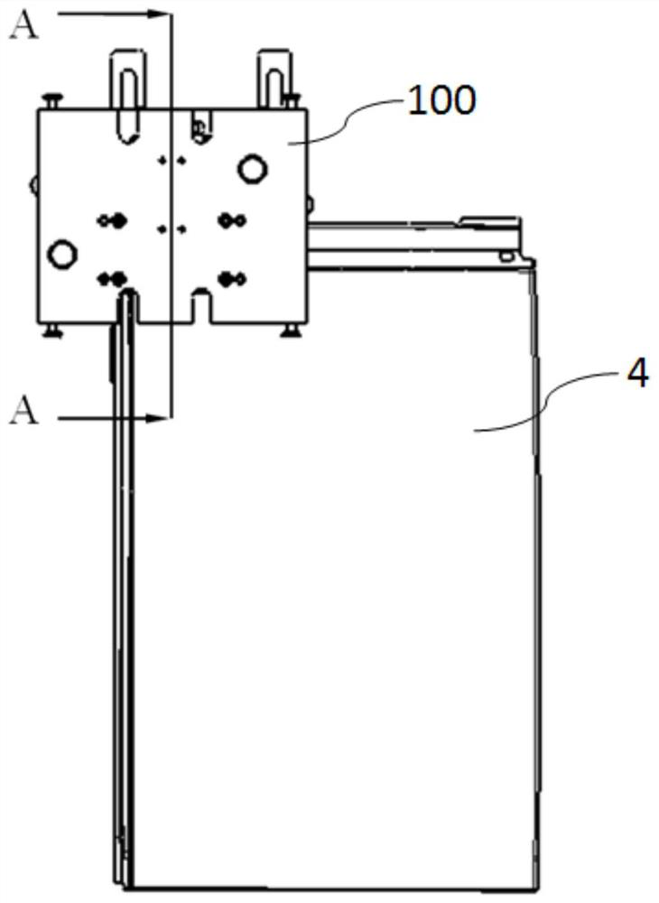 Metal plate stamping device