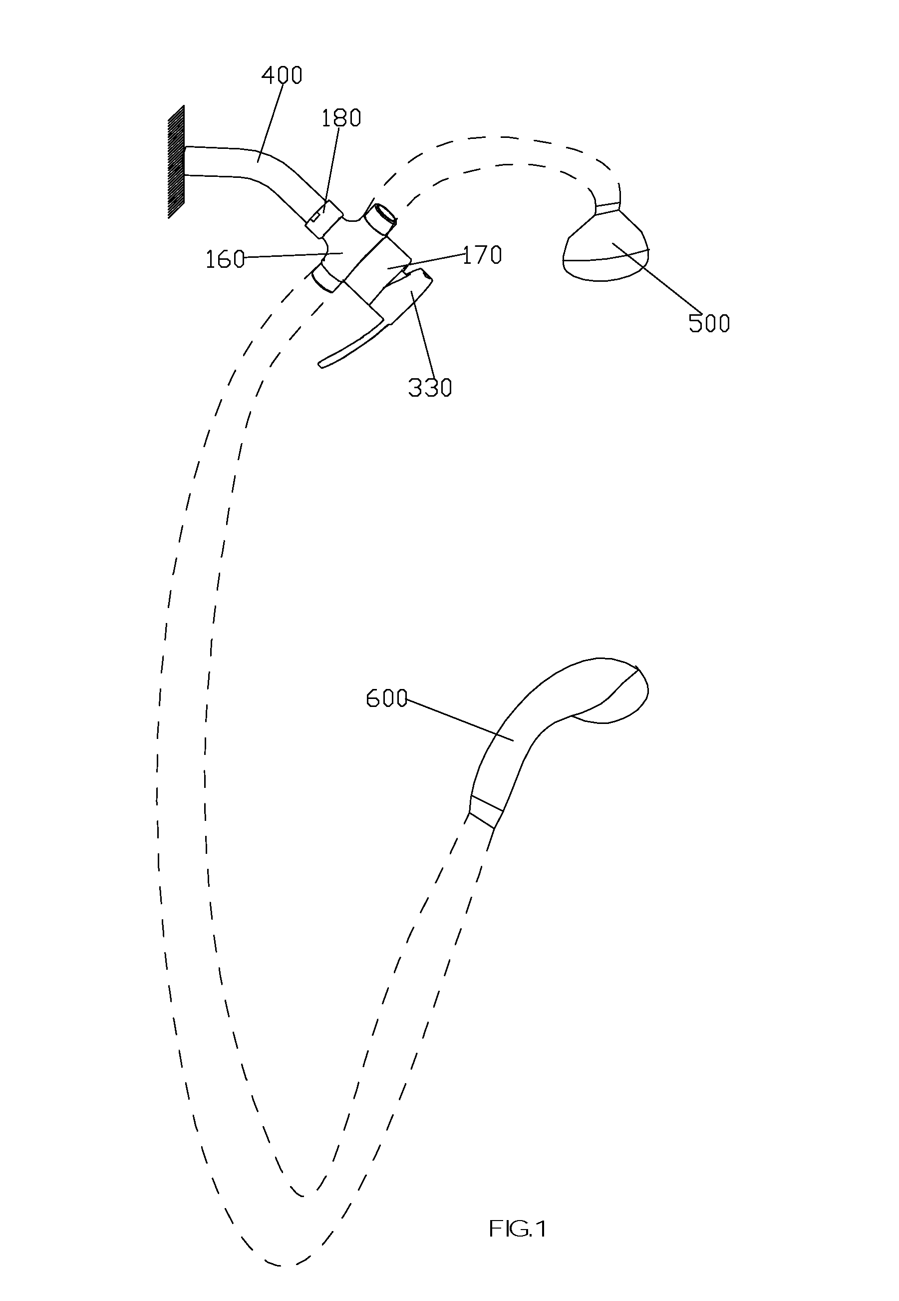 Valve for switching waterways and adjusting flow