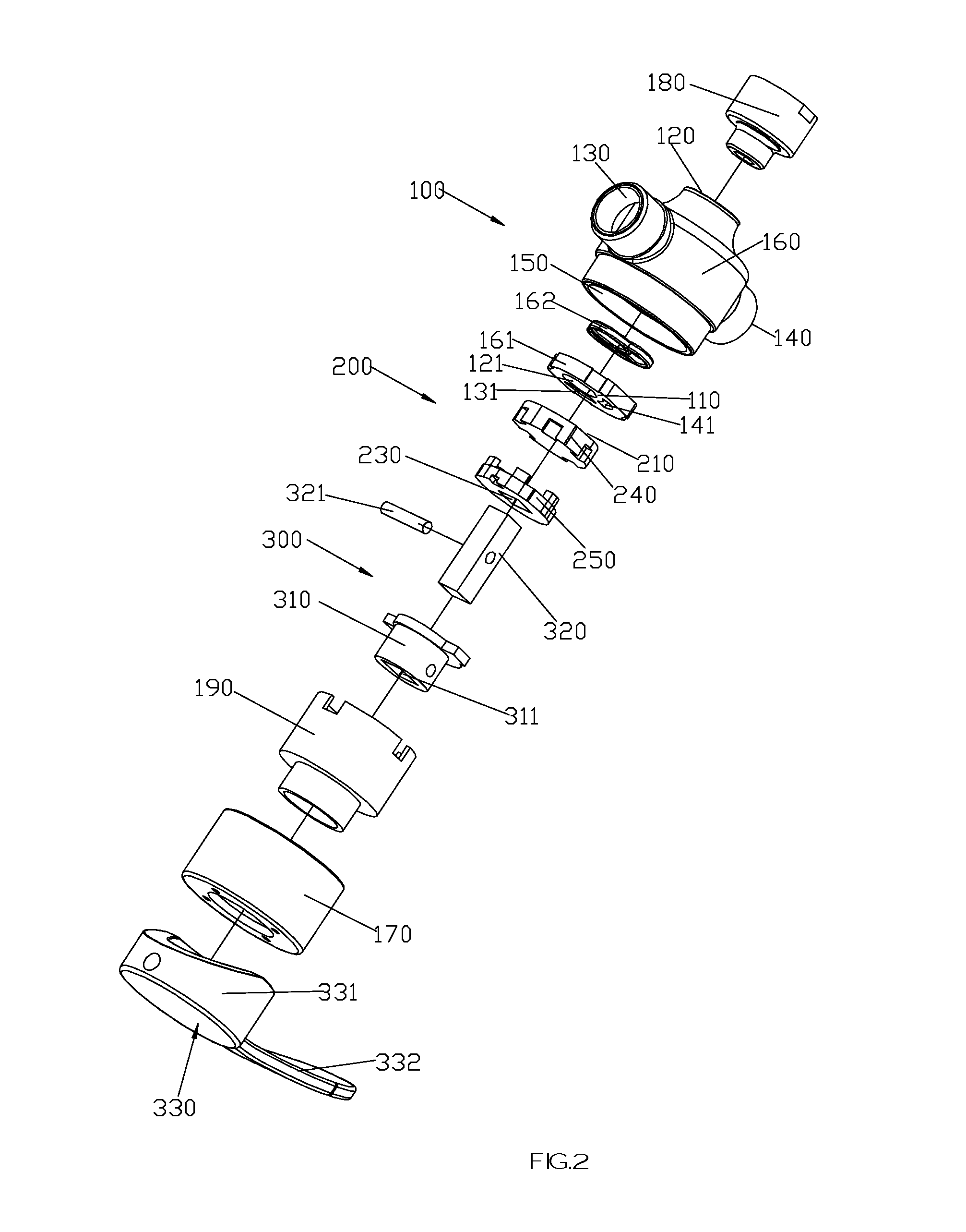 Valve for switching waterways and adjusting flow