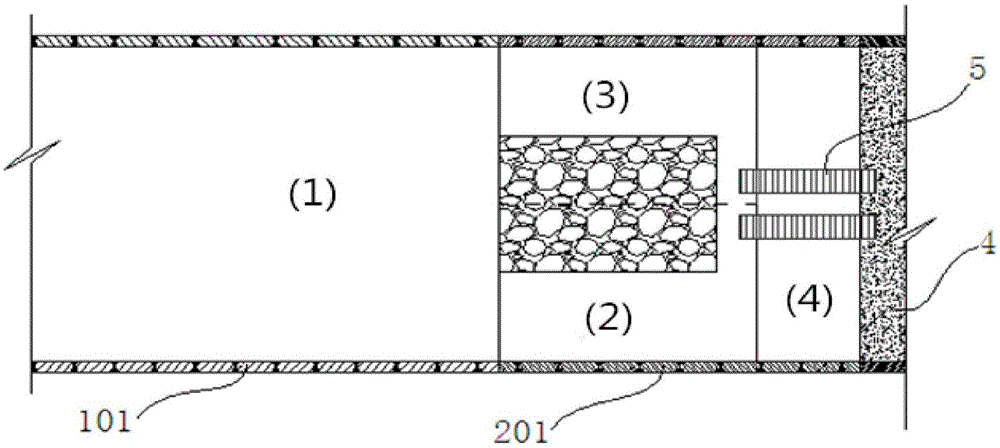 Construction method of excavating weak surrounding rock tunnel with hydraulic breaker