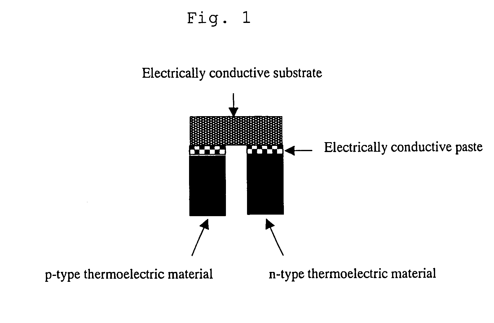 Conductive paste for connecting thermoelectric conversion material