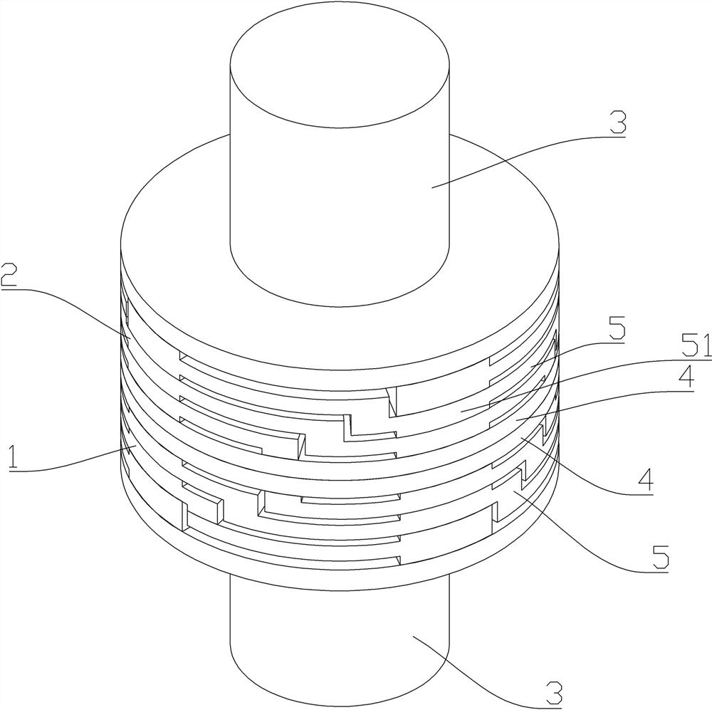 Vacuum arc-extinguishing chamber and arc-extinguishing contact thereof