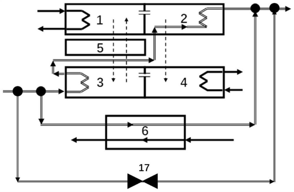 An absorption heat exchanger capable of realizing multi-zone independent heat supply and its debugging method