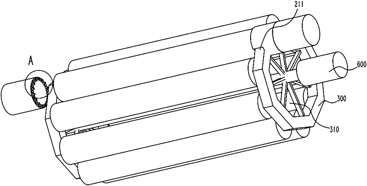 Automobile battery heat dissipation structure with local water cooling function