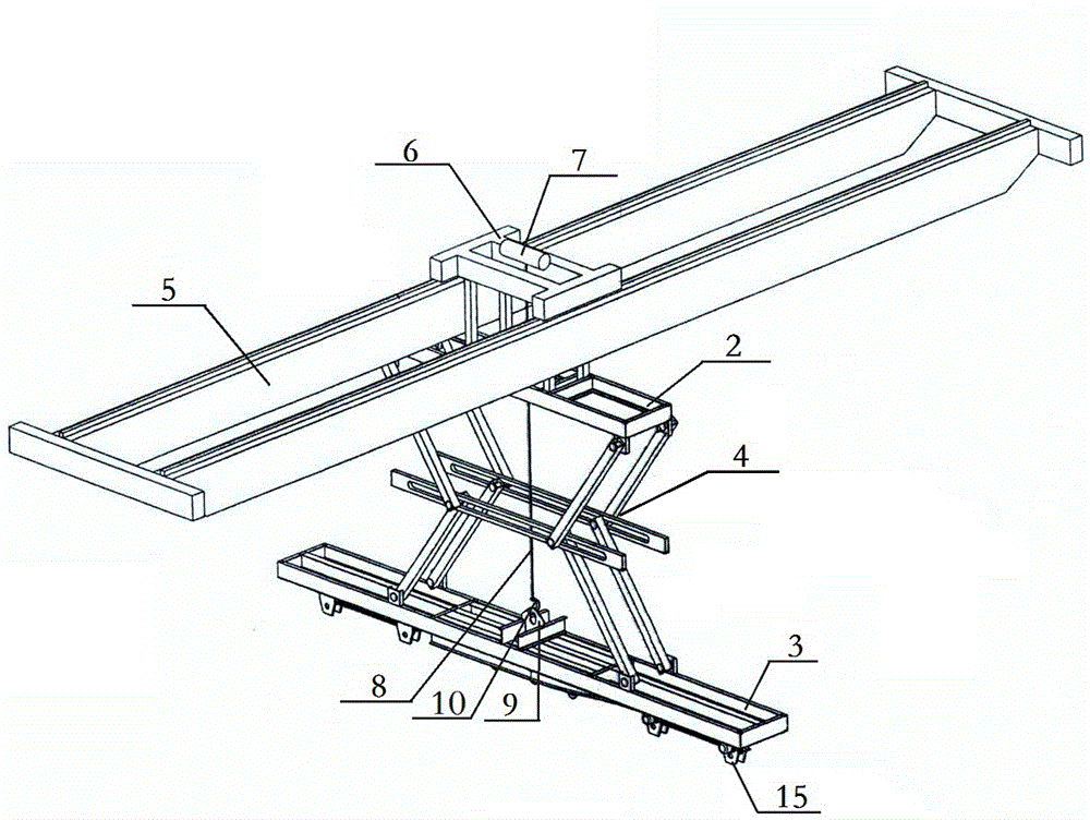Lifting frame for hoisting of multiple components