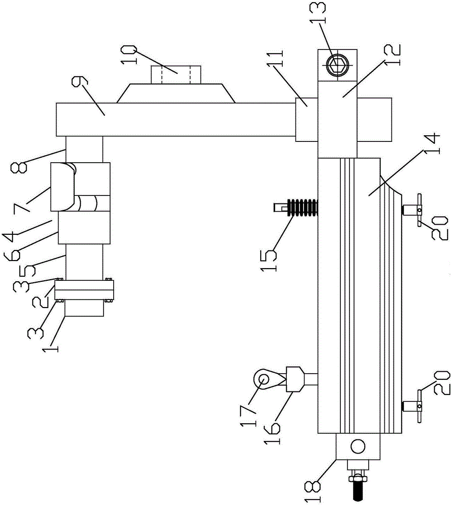 Yarn winding adjustment device applied to weft accumulator