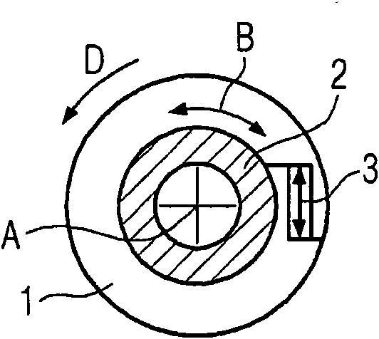Traction mechanism drive with a compensating device for vibration reduction