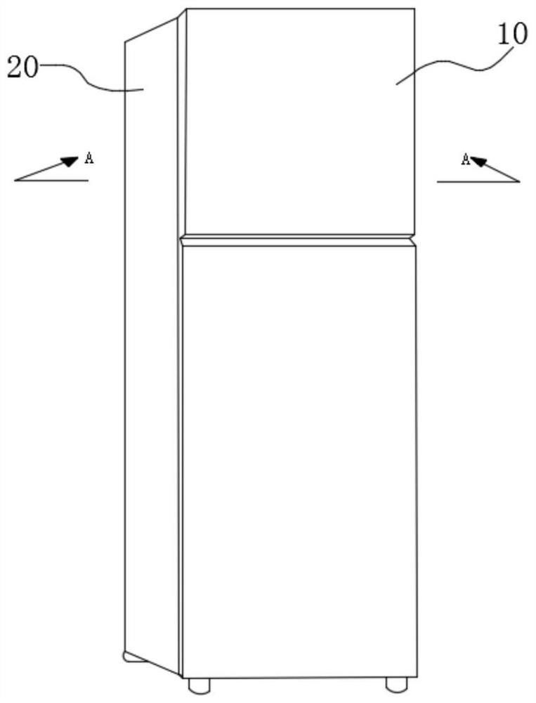 Refrigerator door and refrigerator