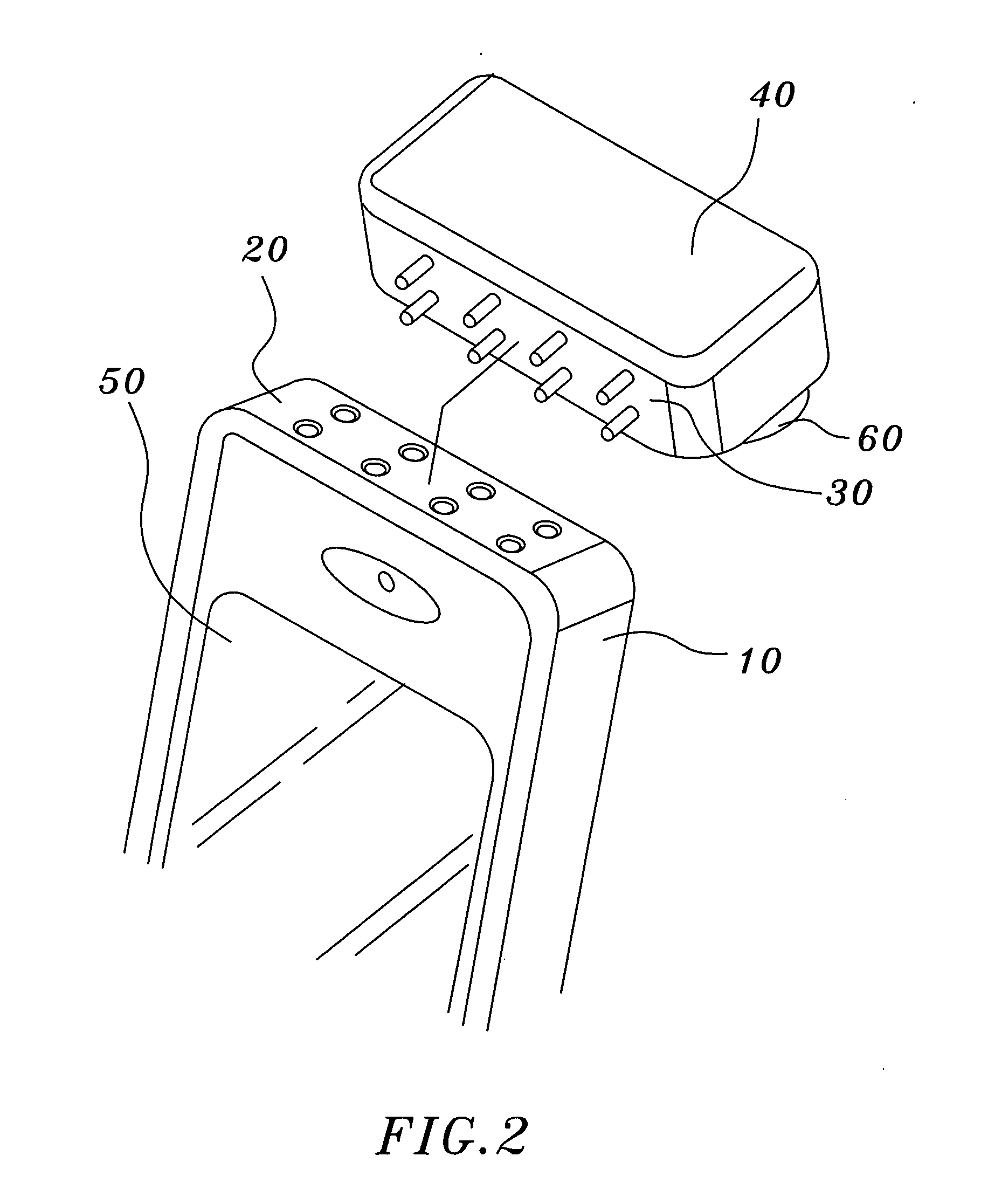 Versatile connector for mobile telephone