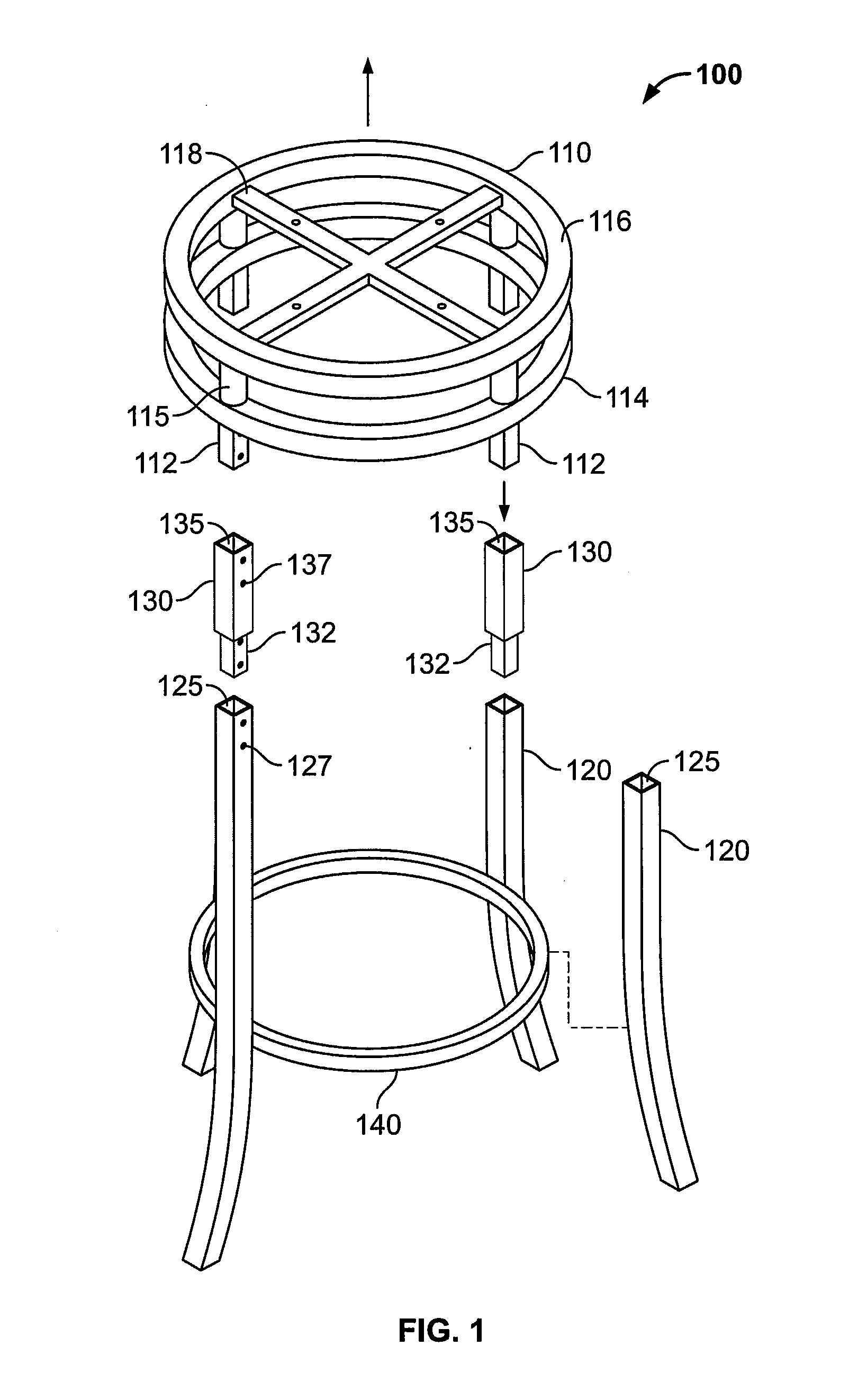 Chair with adjustable seat height