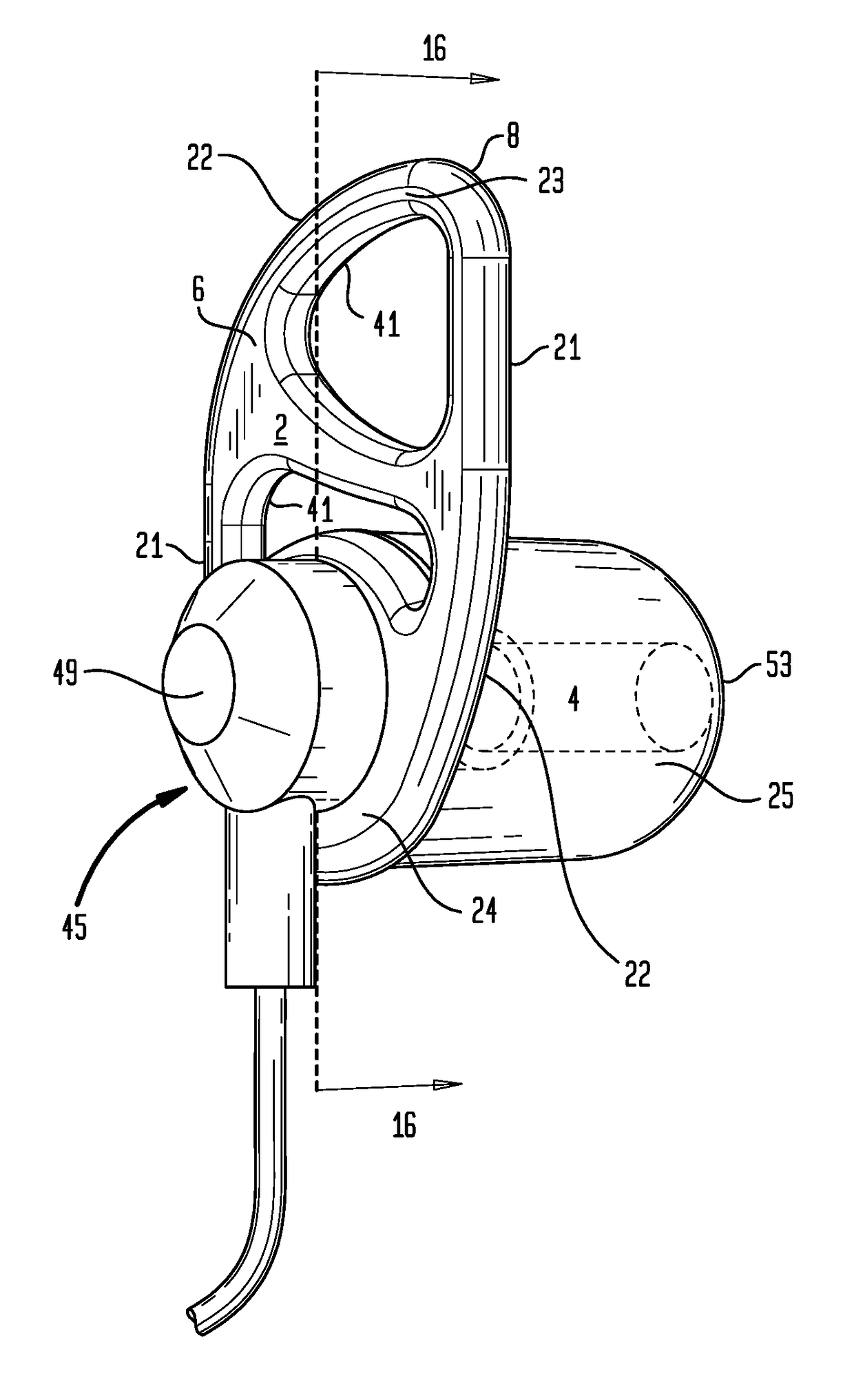 Earpiece Intra-Auricular Support System