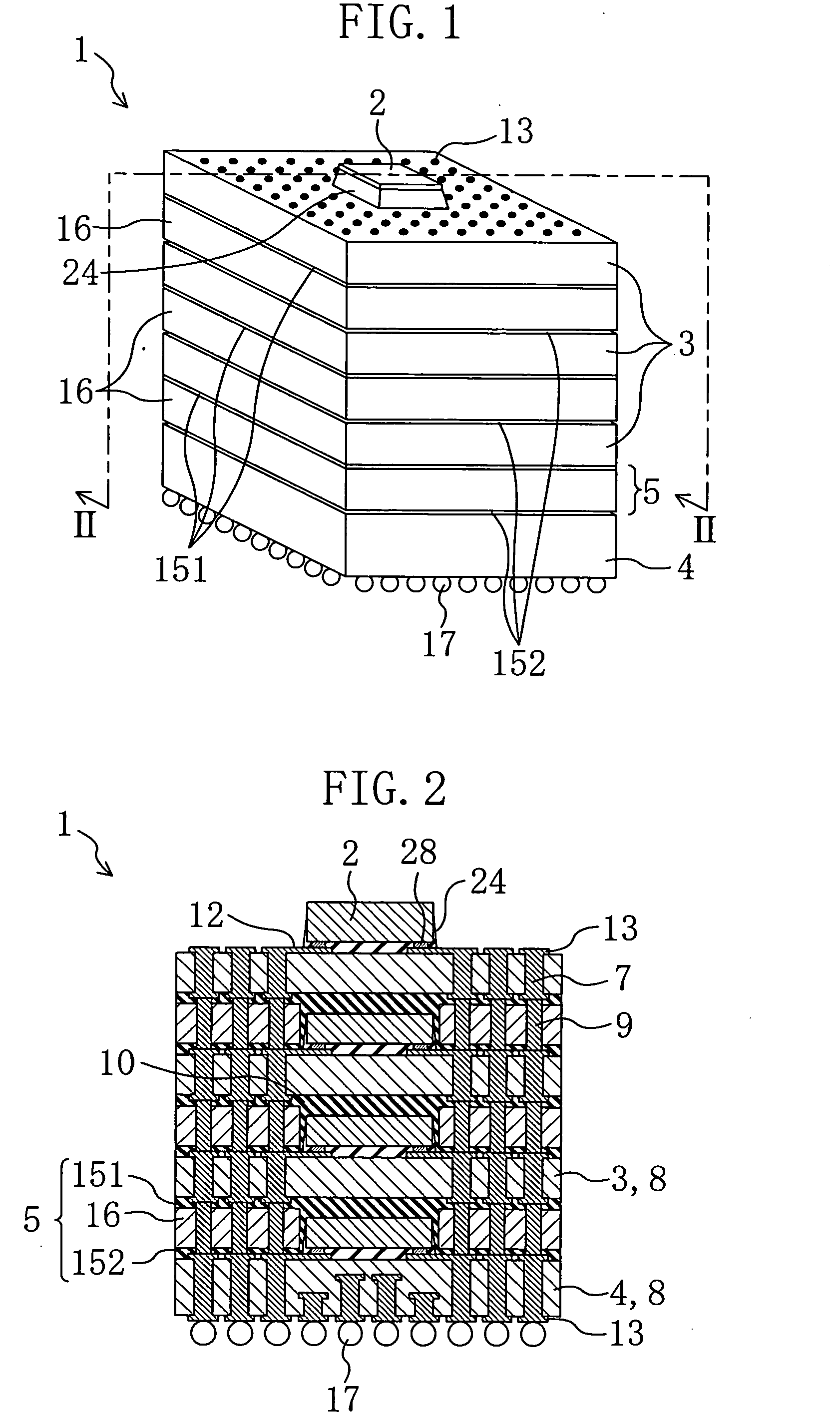 Multilevel semiconductor module and method for fabricating the same