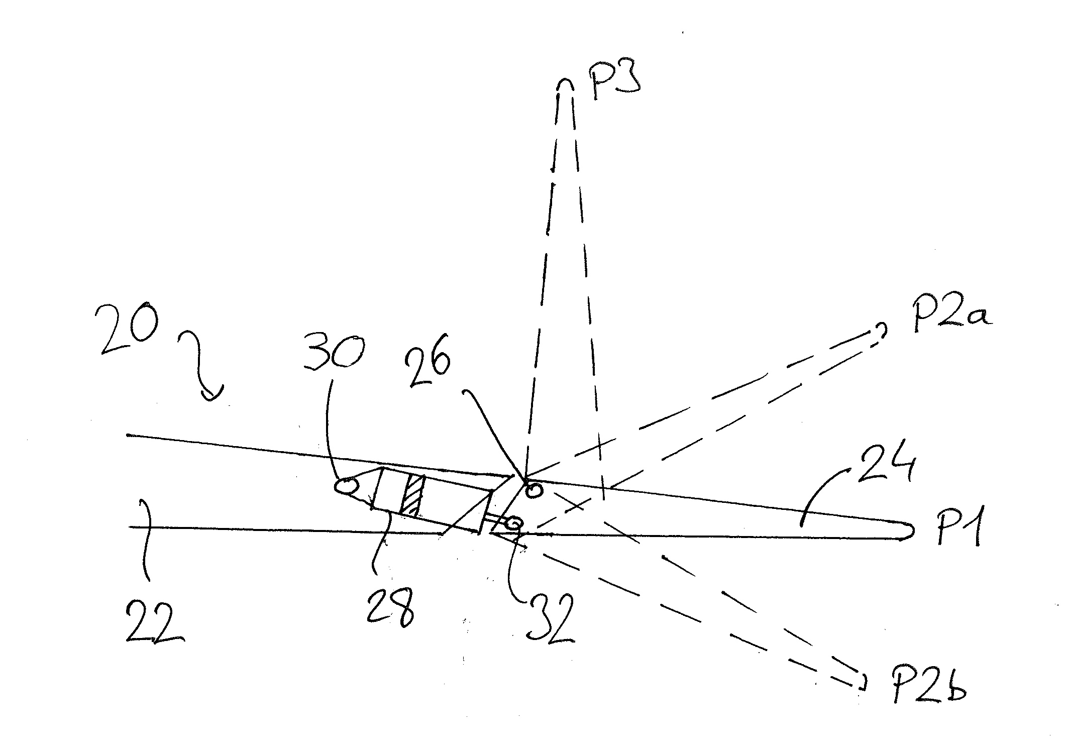 Coupling device, wing assembly for an aircraft comprising such coupling device and aircraft comprising such wing assembly