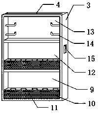 Double-side fire-fighting cabinet