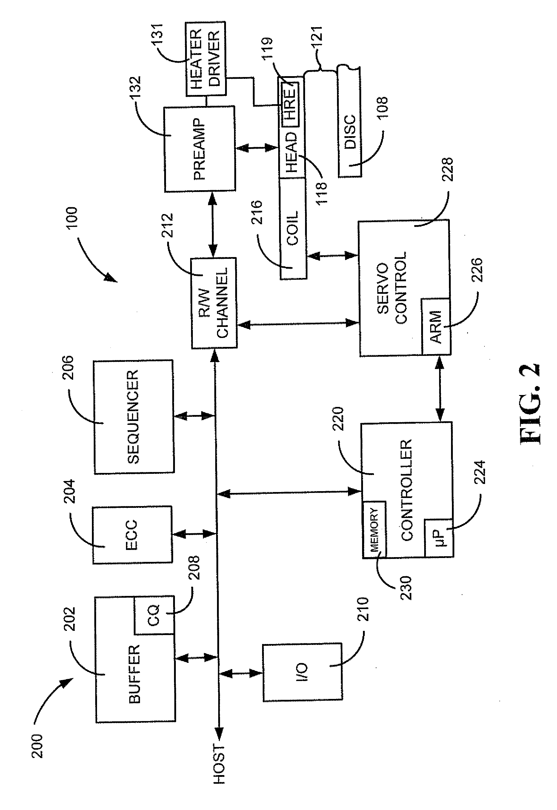 Controlling a heat resistive element with a pulse modulated signal