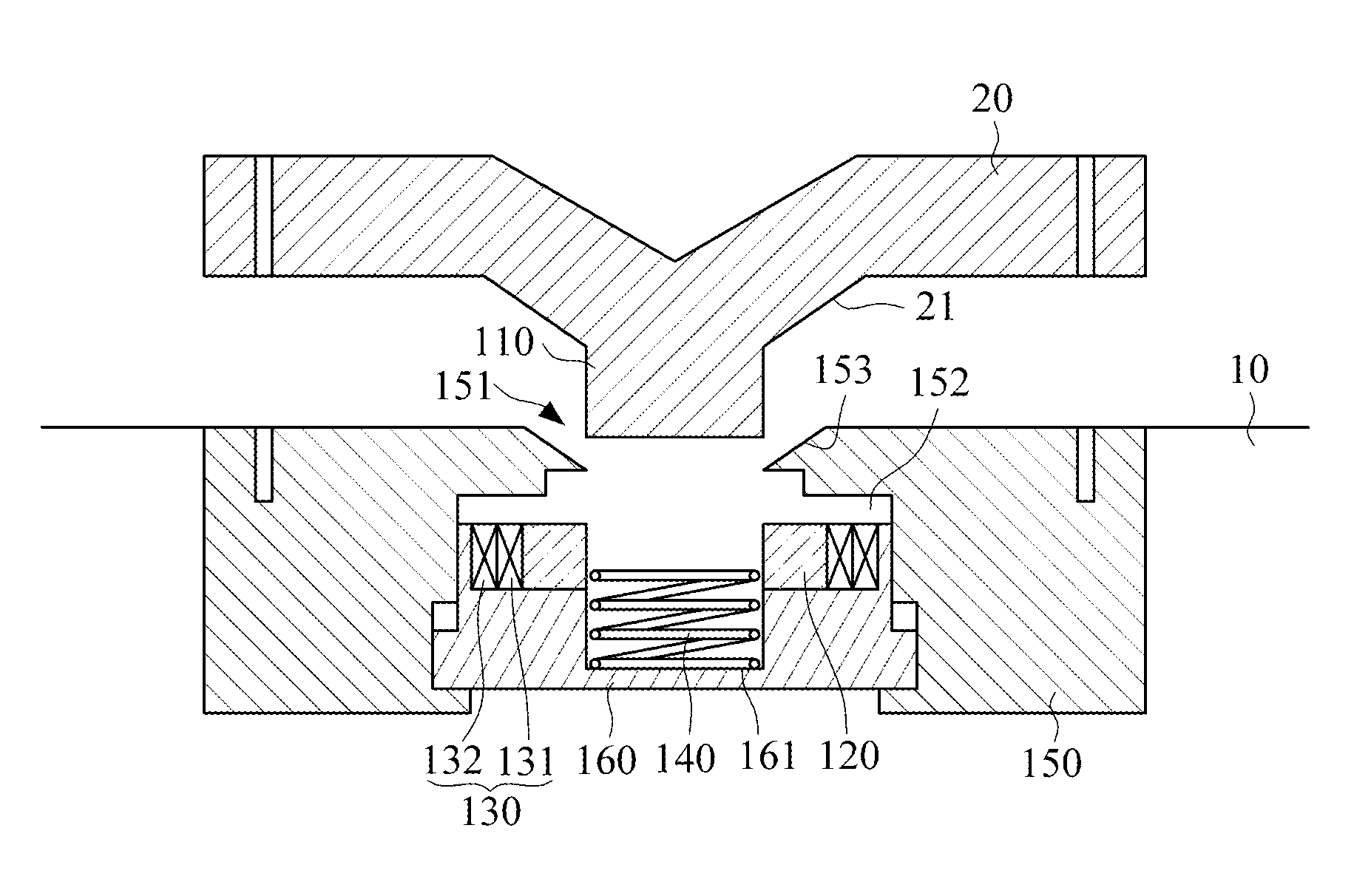 Shockless separation device for space application