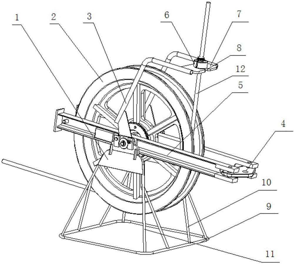 Automatic ground pulley collimation device and method
