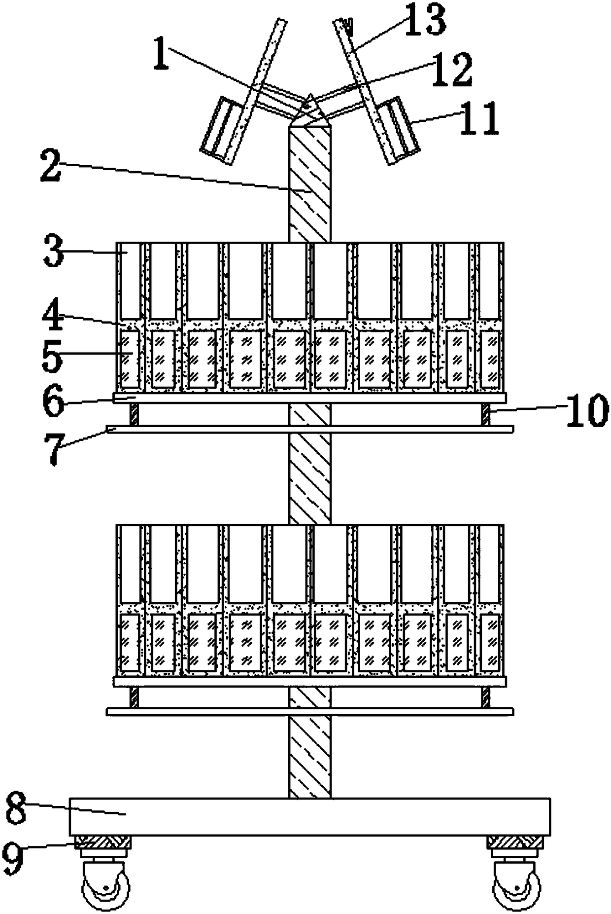 Storage cabinet for information technology paper material archiving