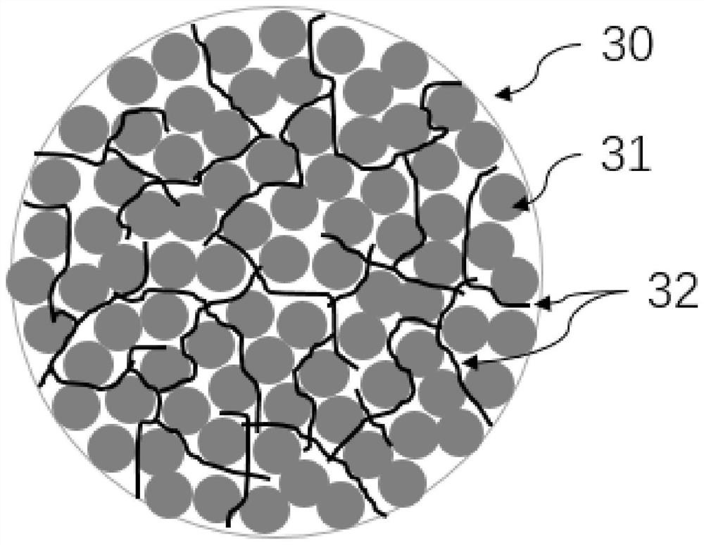 Sound-absorbing material, preparation method thereof and loudspeaker using sound-absorbing material