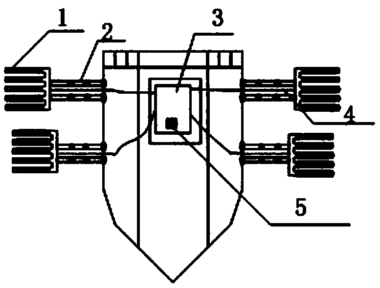 Quick and high-efficiency water spilled oil recovery system and application method thereof