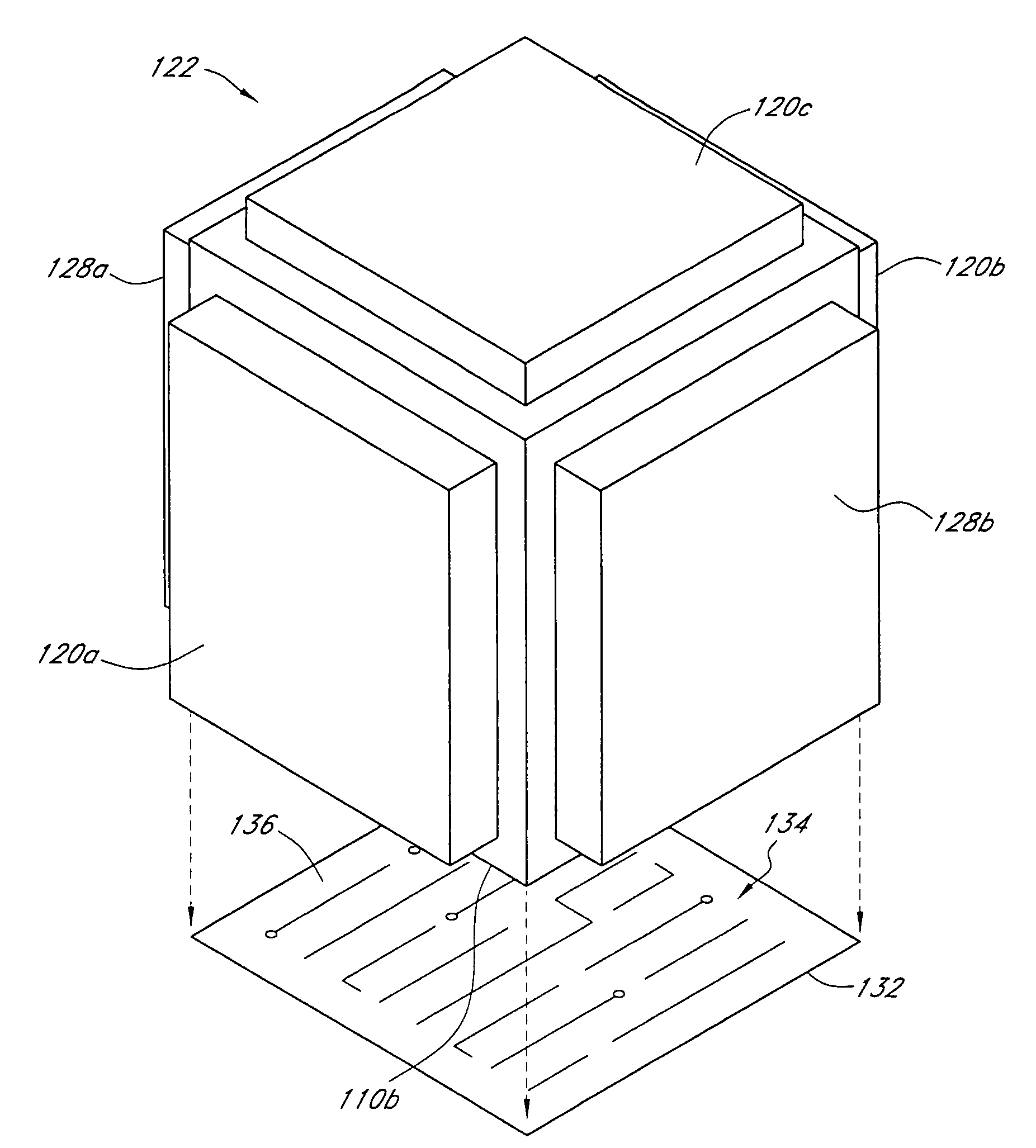 Three-dimensional multichip module
