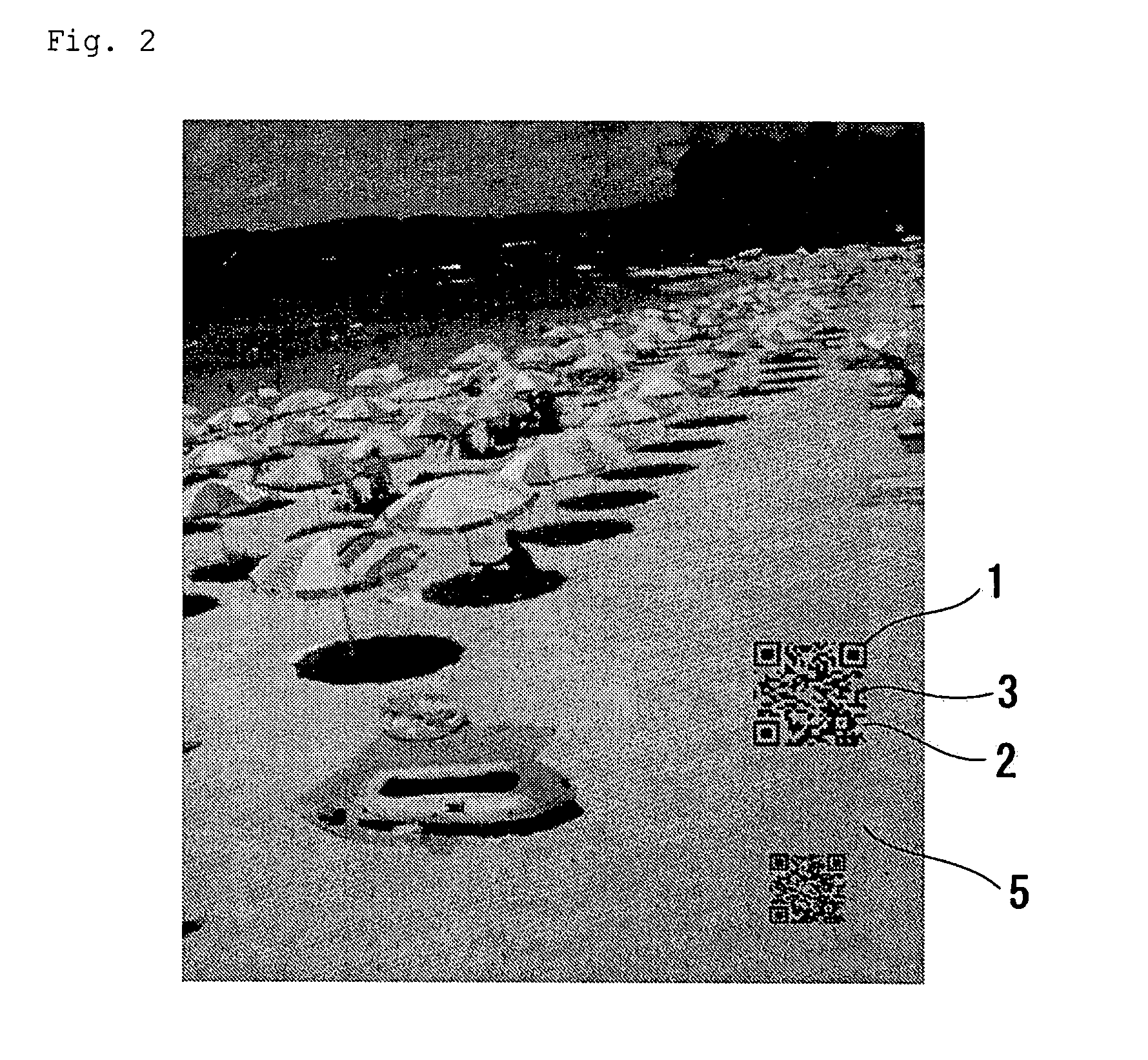 Clear Two-Dimensional Code, Article Having Clear Two-Dimensional Code Attached Thereto, Method for Printing Two-Dimensional Code and Method For Displaying Two-Dimensional Code