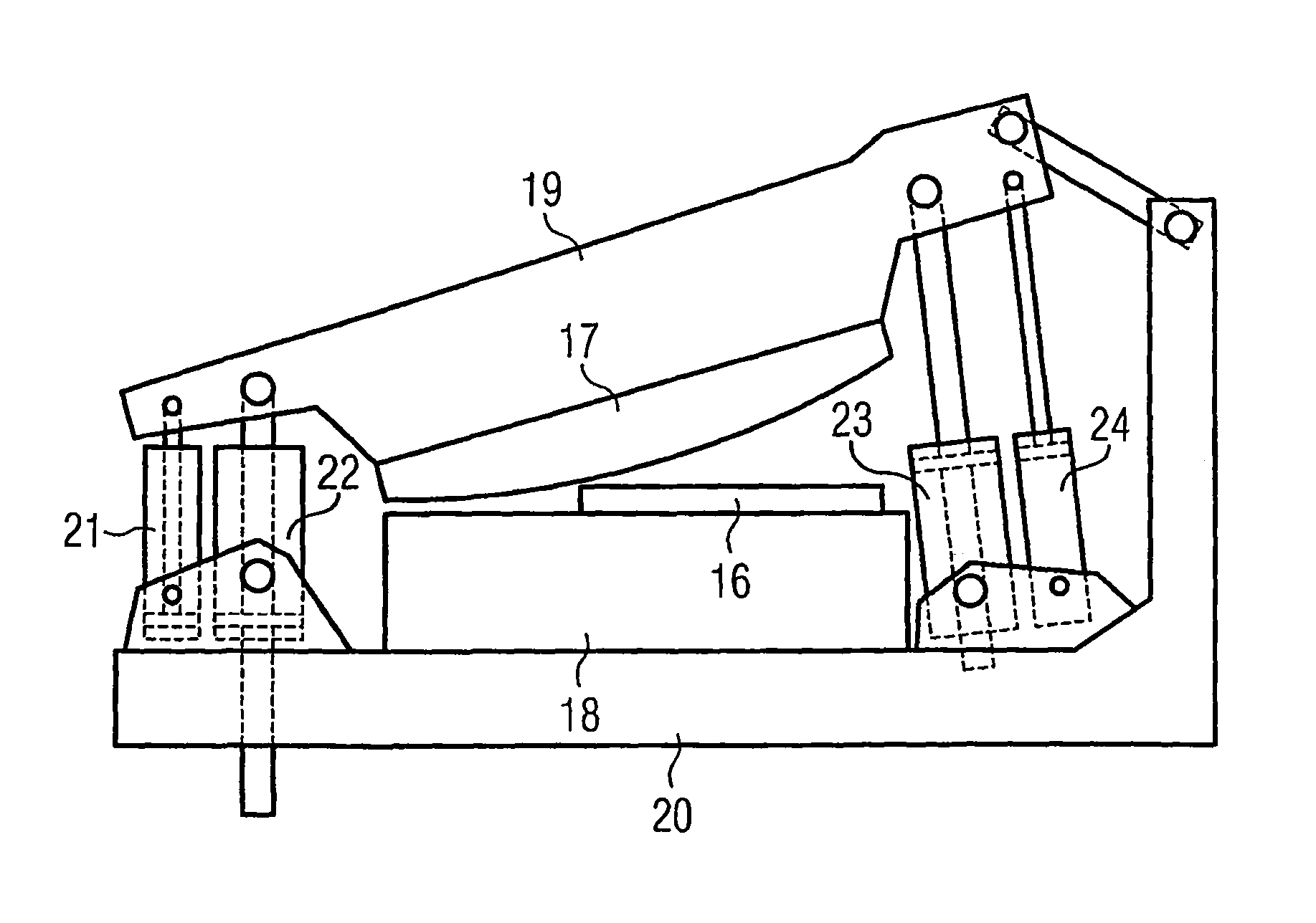 Multiple actuating-force shearing machine