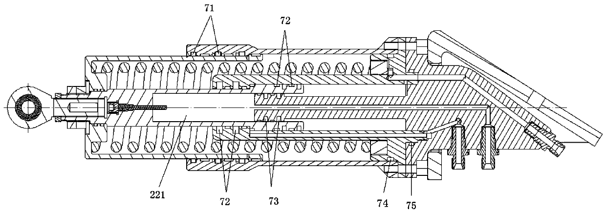 Sealing plate drive with hydraulic drive