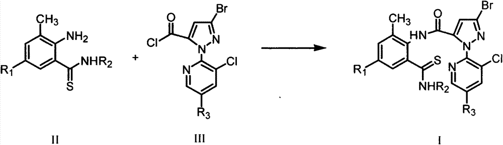 Thiobenzamide compounds and application thereof