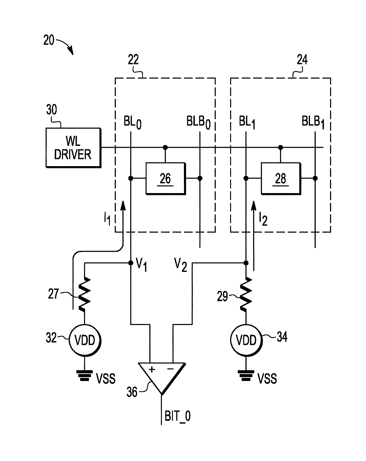 SRAM based physically unclonable function and method for generating a PUF response