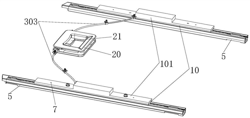 Sliding plate assembly of automobile trunk