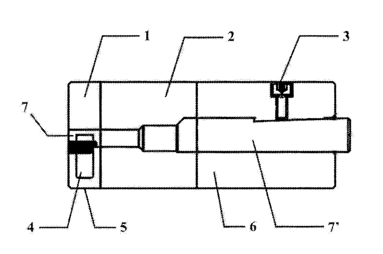 Device and Method for Measuring Dimensions of Back Boring Cutter