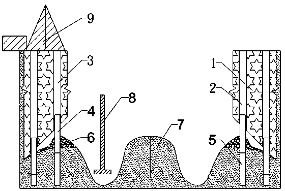 A new method of caisson blasting to assist sinking