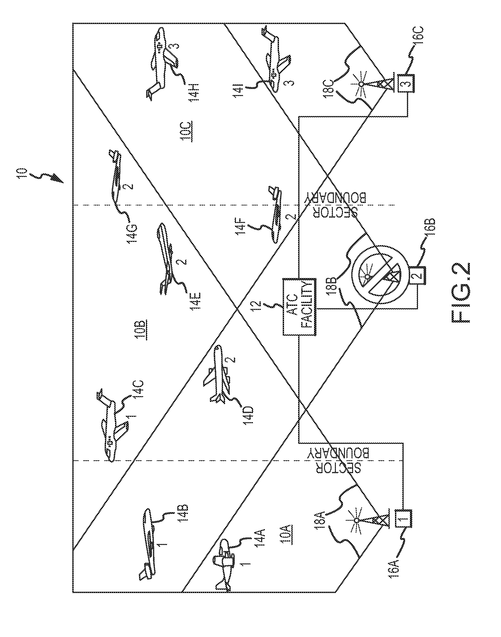 Managing an air-ground communications network with air traffic control information
