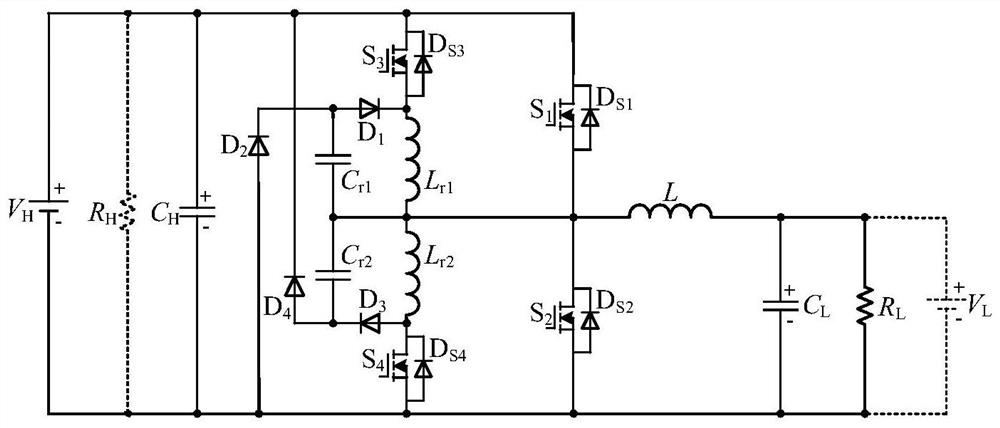 A bidirectional dc-dc soft switching circuit and wide range soft switching control method