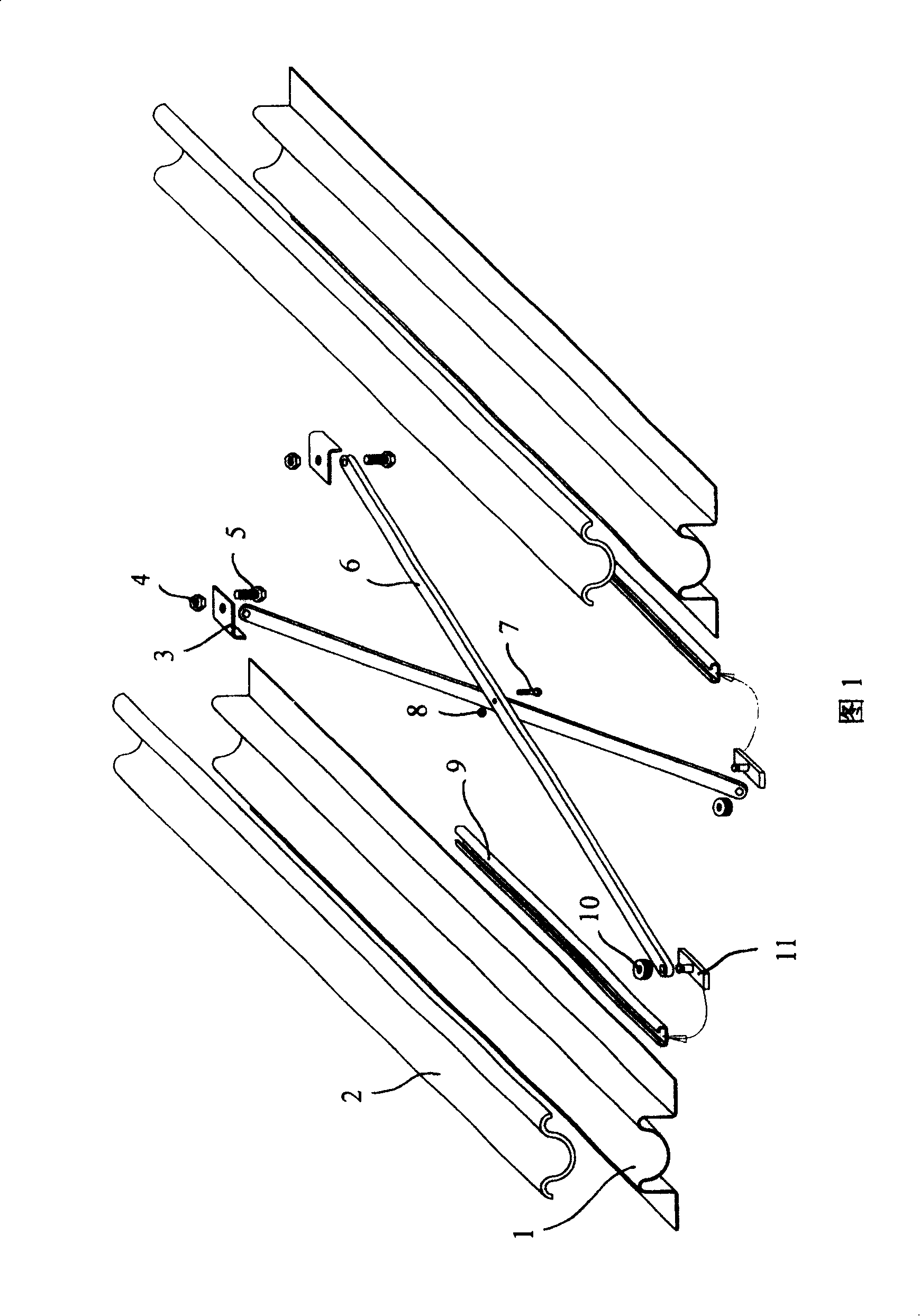 Bracket of rocking chair (bed)