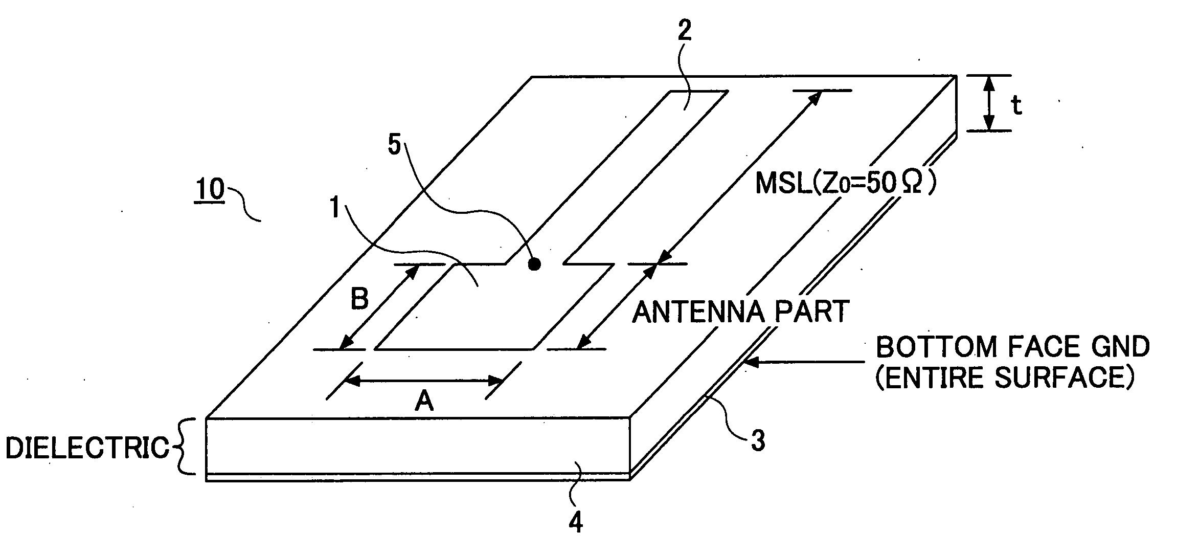 Patch antenna, array antenna, and mounting board having the same