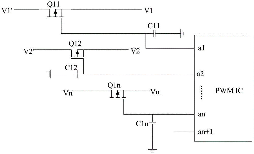 Multi-time-series generation circuit and liquid crystal display