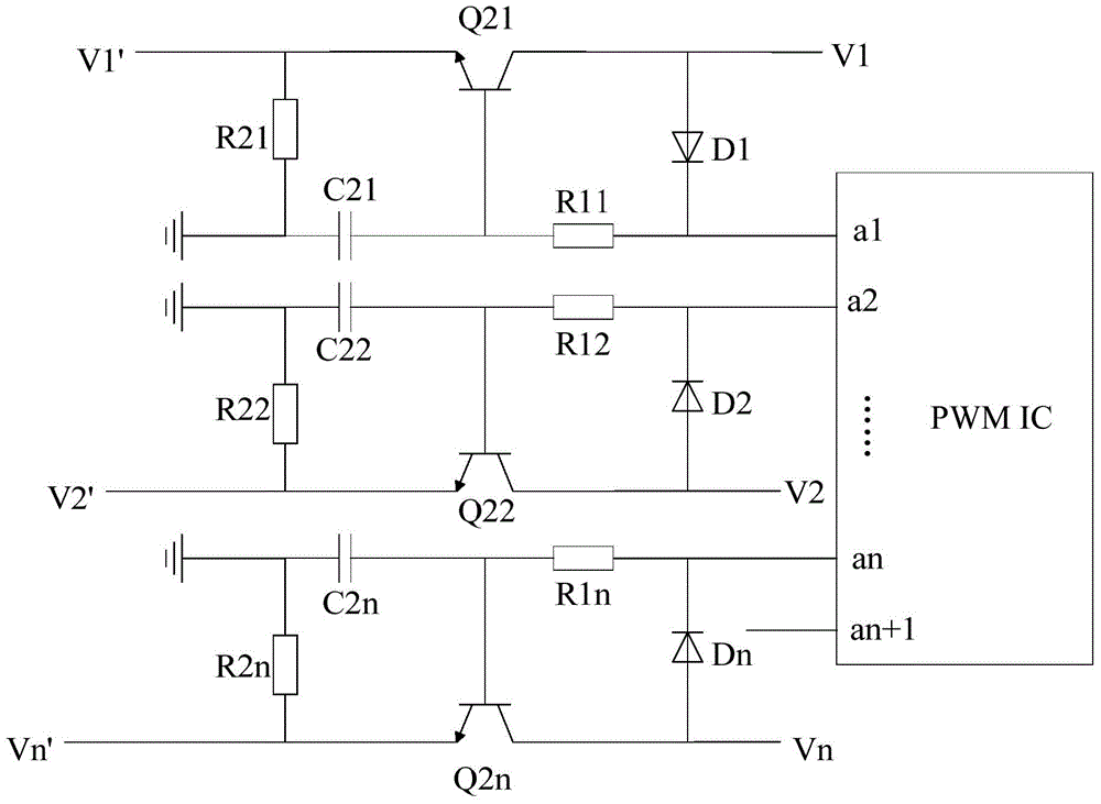 Multi-time-series generation circuit and liquid crystal display