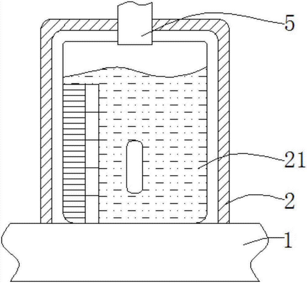 High sealing property urine flow rate detection device