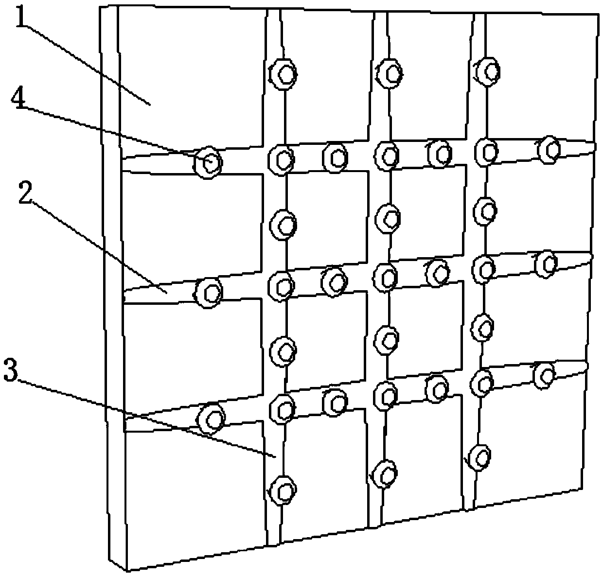 Novel self-absorption light pollution building wall