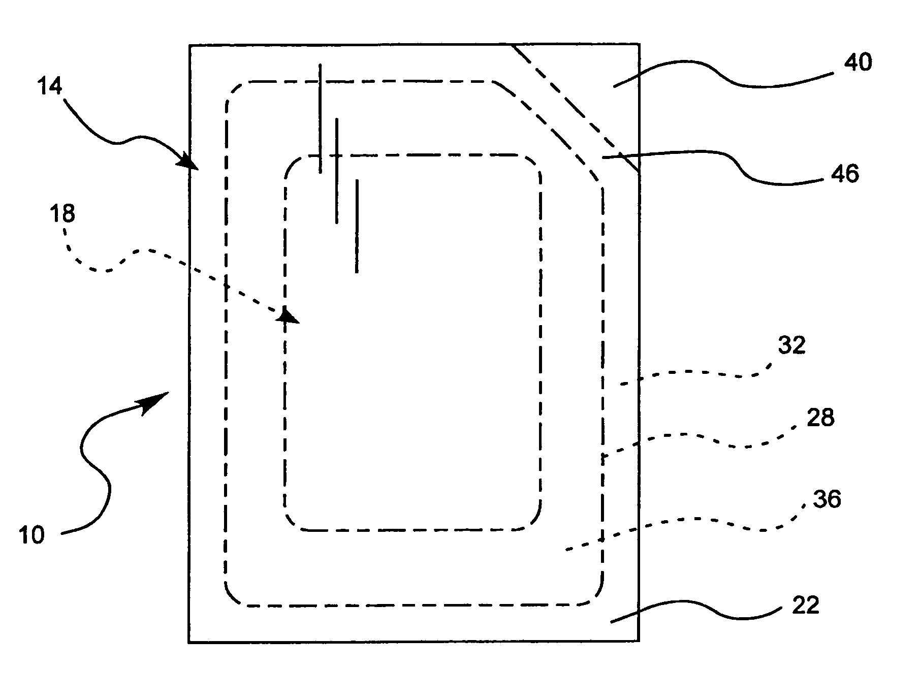 Peelable pouch for transdermal patch and method for packaging