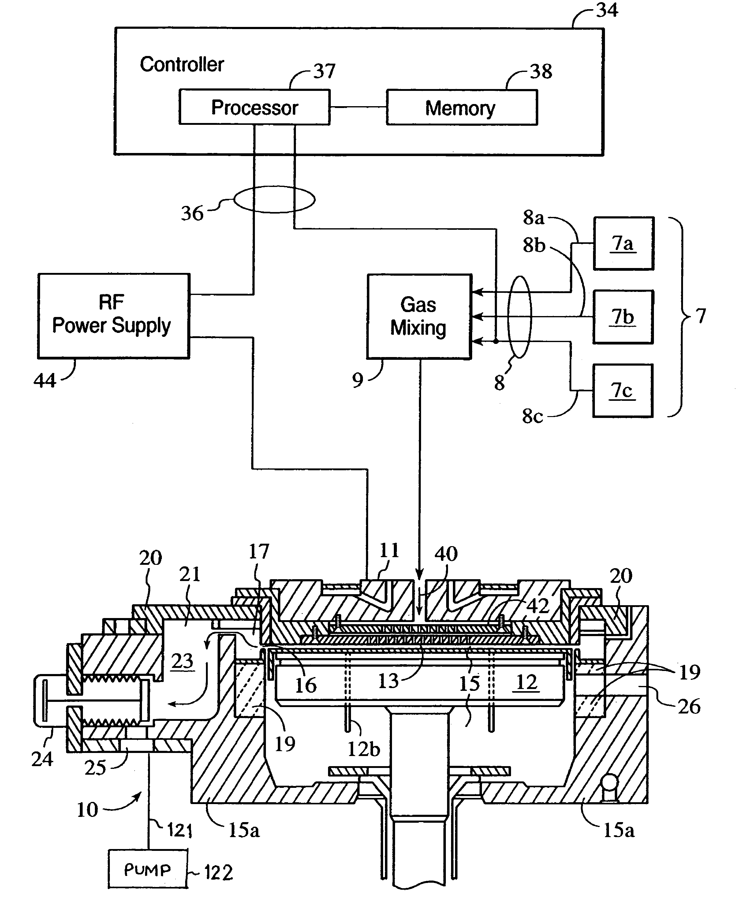 Remote plasma cleaning source having reduced reactivity with a substrate processing chamber