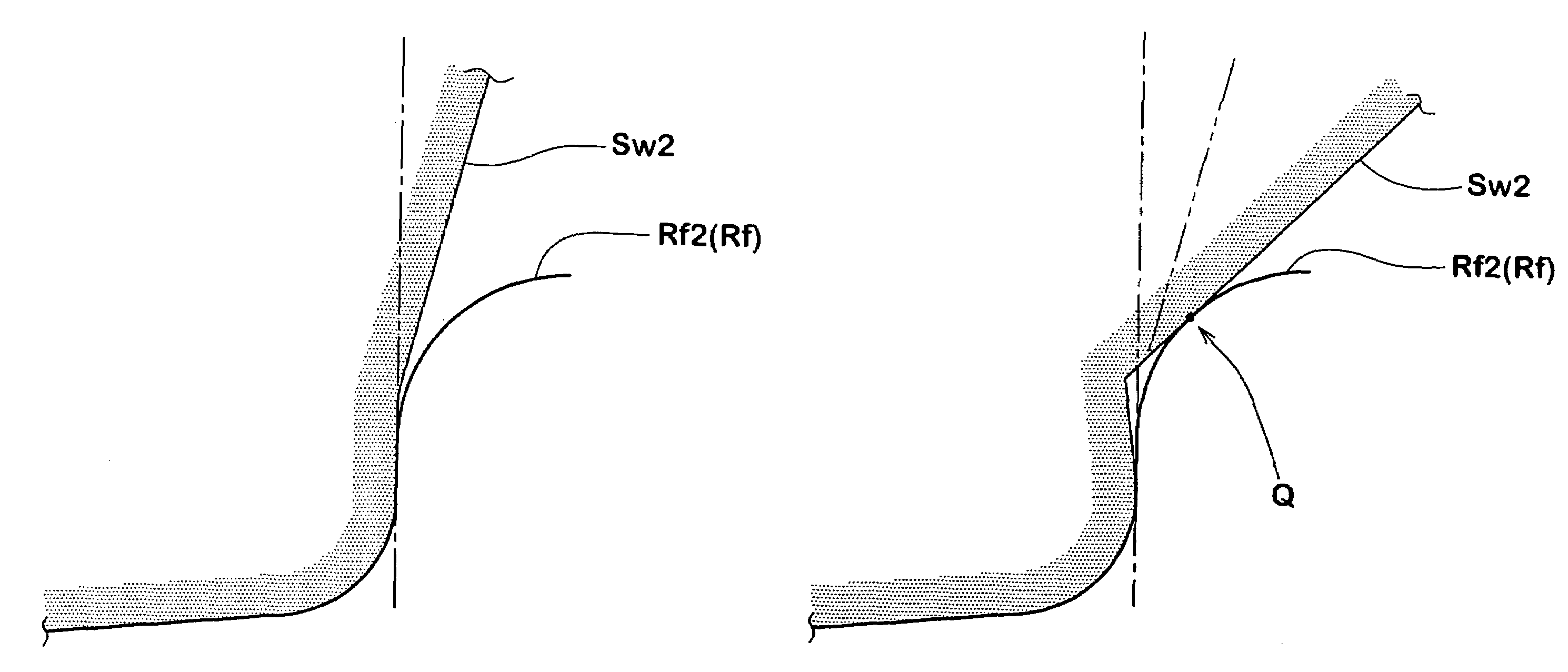 Pneumatic tire with specified bead portion profile