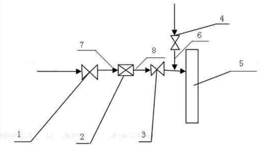 Method for treating blockage of regulating valve at entrance of urea spray gun in urea ammonia production system