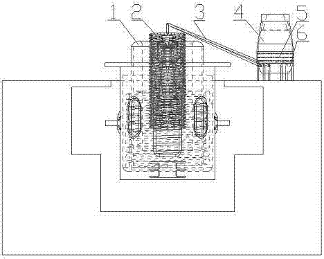 Rapid cooling device and cooling method for furnace lining