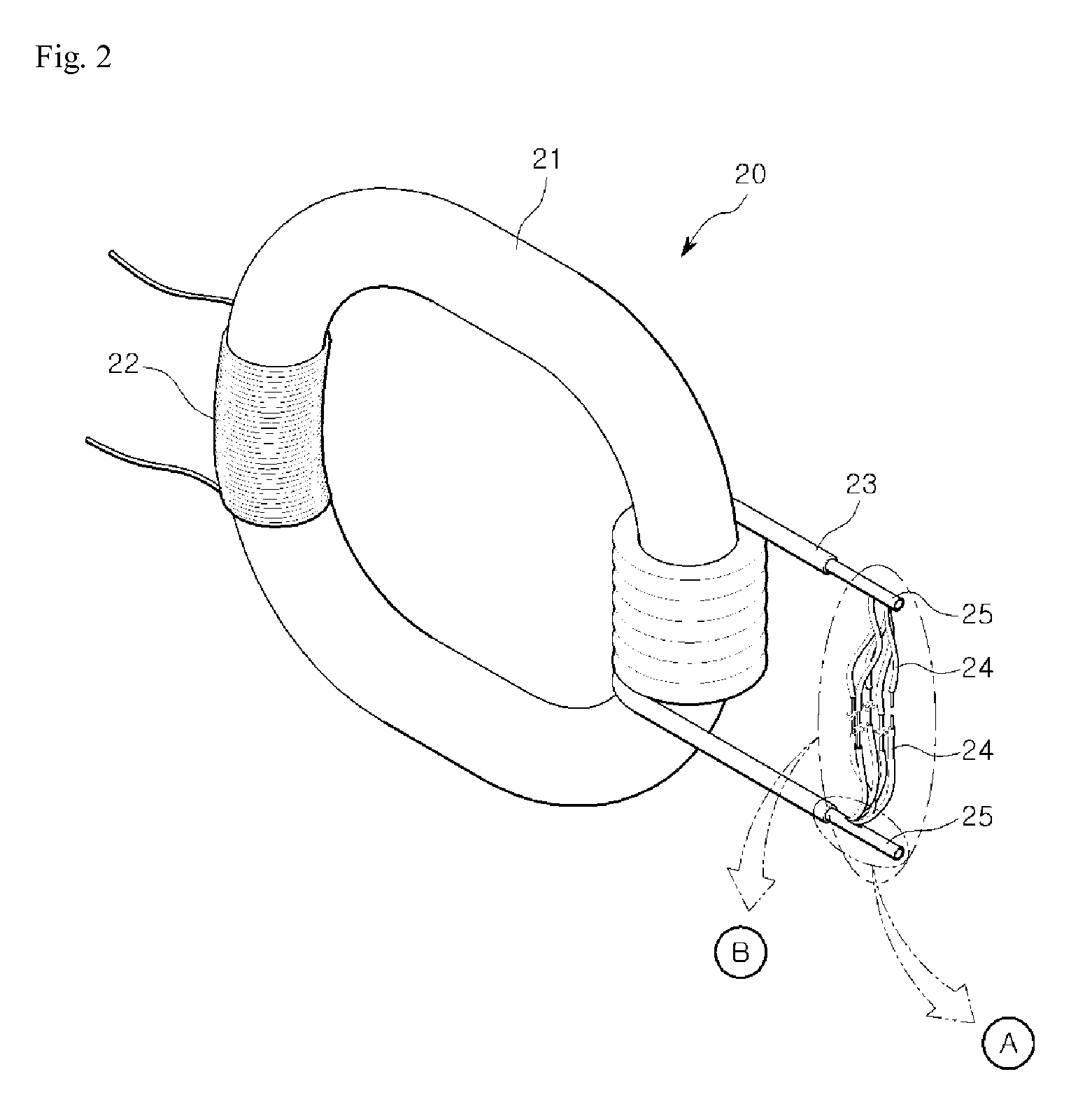 Power estimation device using coaxial winding transformer